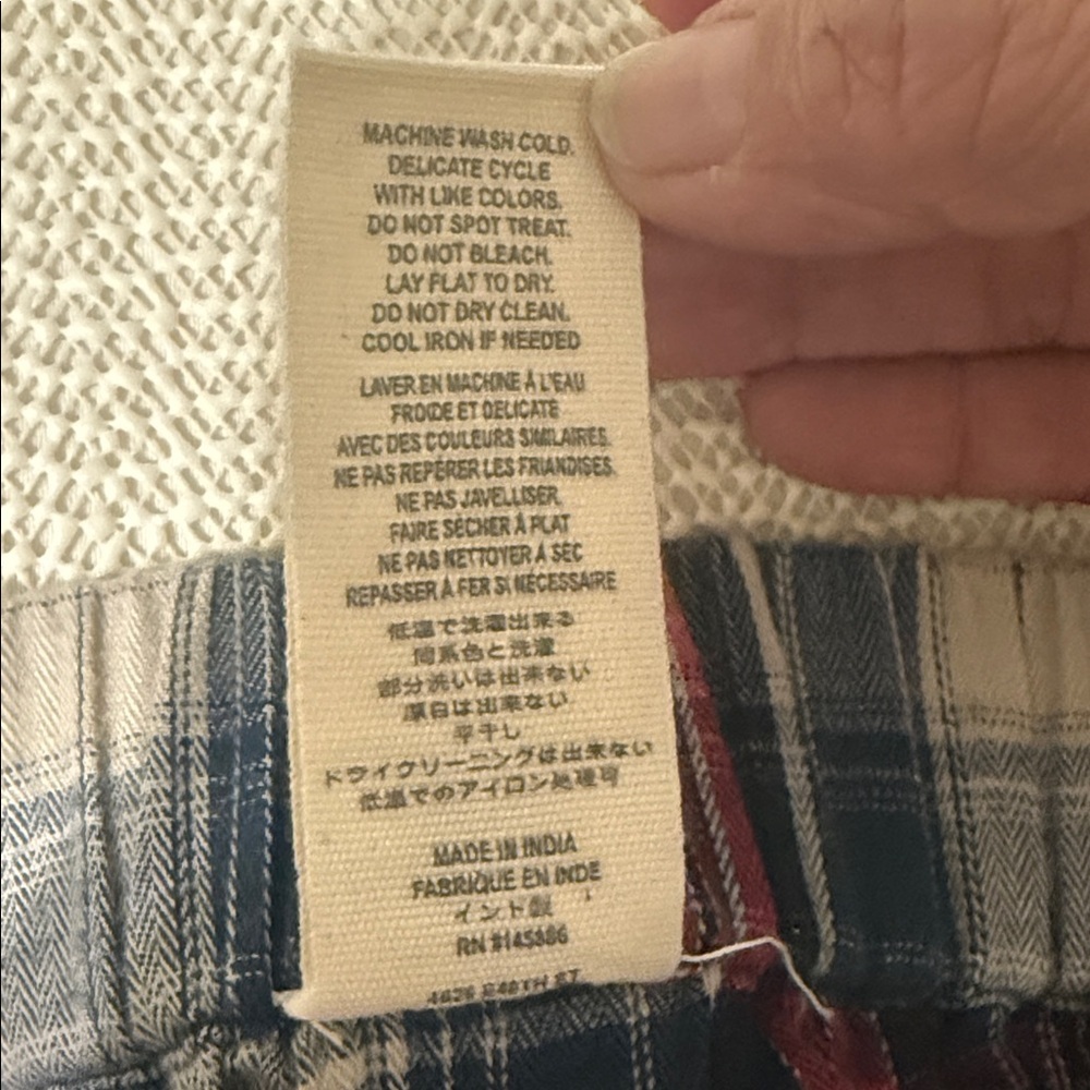 The great Sleep Plaid Women's Shorts 3 - Picture 6 of 8